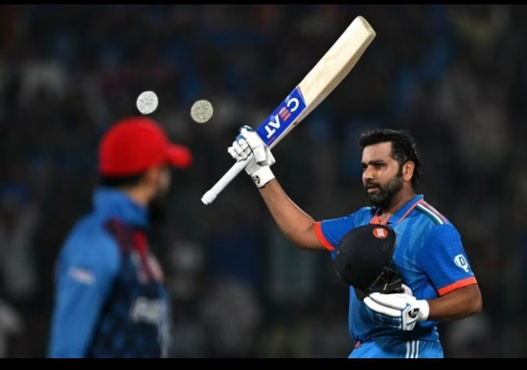 রোহিতের রেকর্ডময় সেঞ্চুরিতে আফগানিস্তানকে উড়িয়ে দিল ভারত