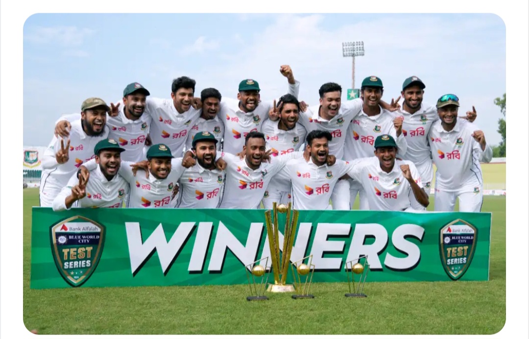 পাকিস্তান টেস্ট সিরিজ: রাওয়ালপিন্ডিতে ২য় টেস্ট পাকিস্তানকে হারিয়ে টেস্ট সিরিজ জয় করে বাংলাদেশের রেকর্ড করা ইতিহাস